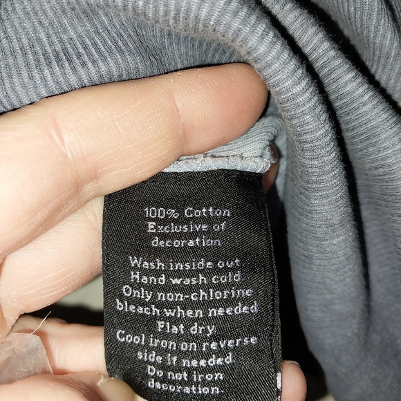 🔴 SALE Rock & Republic Grey Embellished Long Sleeve Shirt - Picture 7 of 7